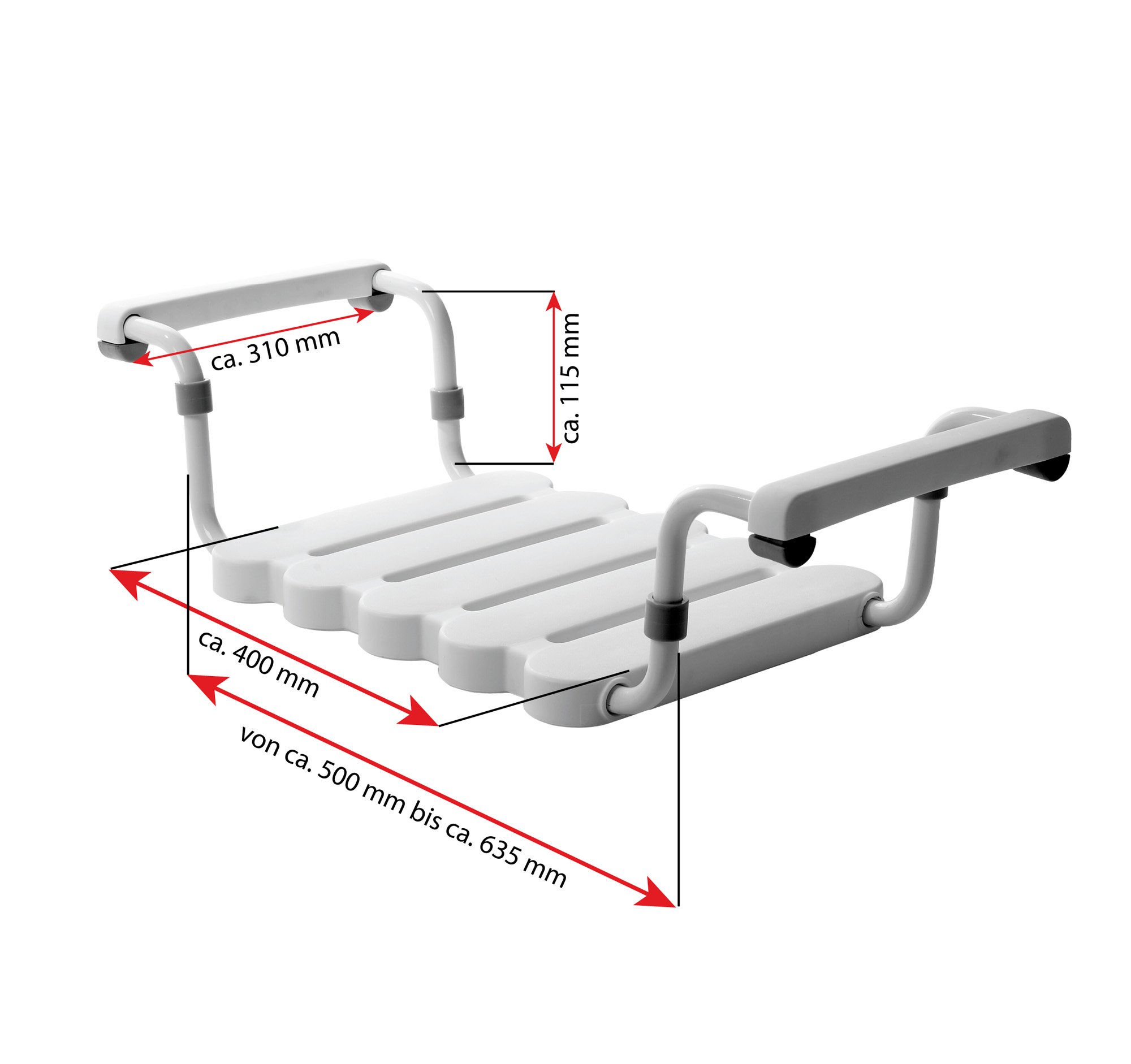 ridder-assistent-a0040011-badewannensitz-wei-mit-poliertem-gestell image 3