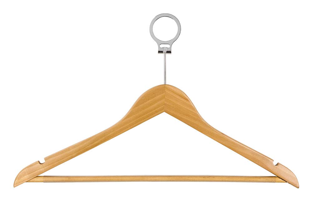 wenko-formb-gel-hotel-4er-set-holz-kleiderb-gel-mit-rutschfestem-steg-45-cm image 2