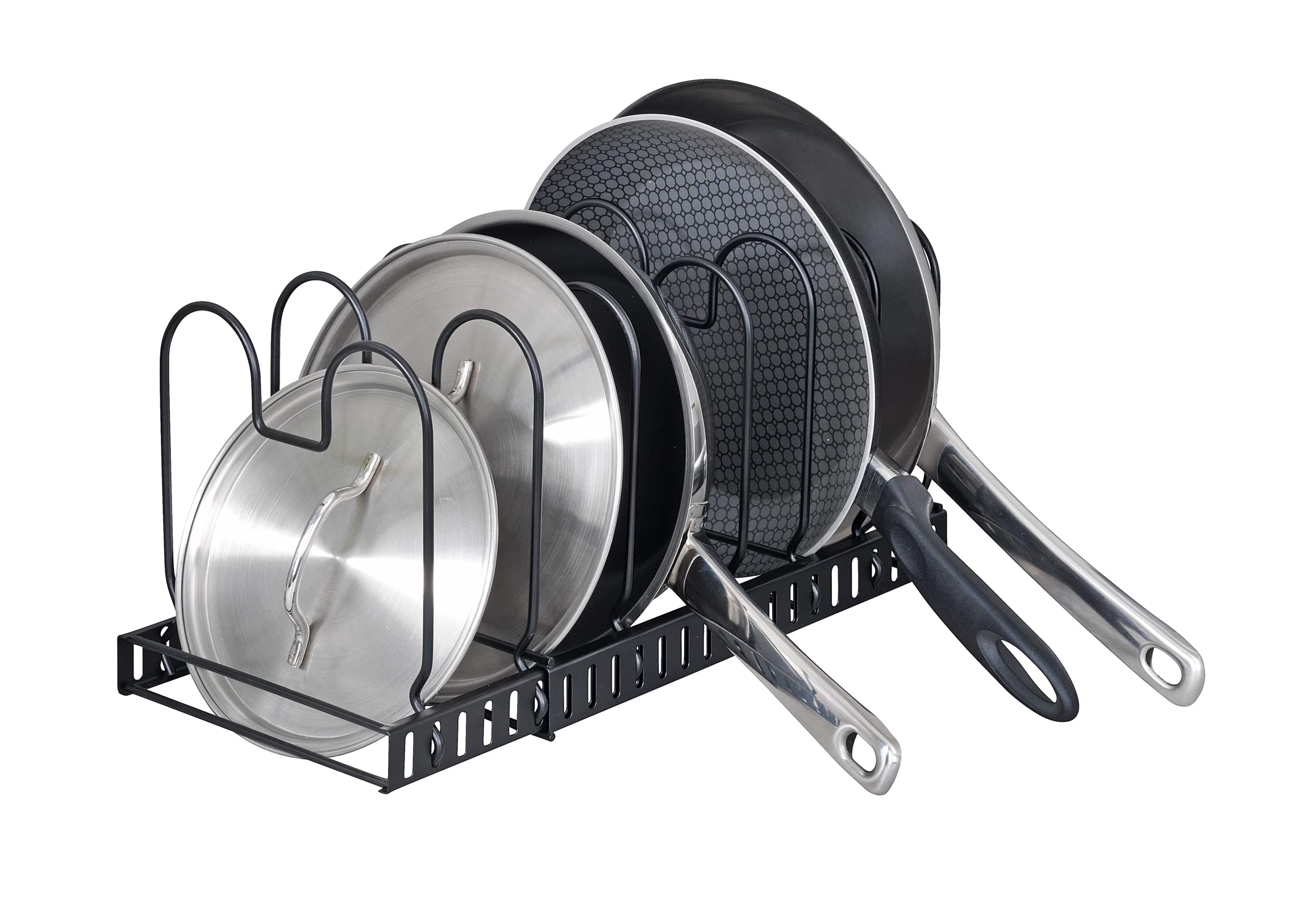 wenko-deckel-und-pfannenhalter-ausziehbar-30-57-x-18-x-18-cm-metall-schwarz image 4