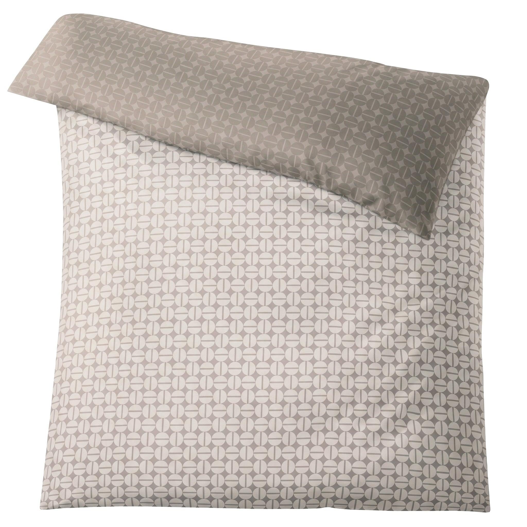 kleine-wolke-bettw-sche-punto-taupe-135-x-200-80-x-80-cm image 2
