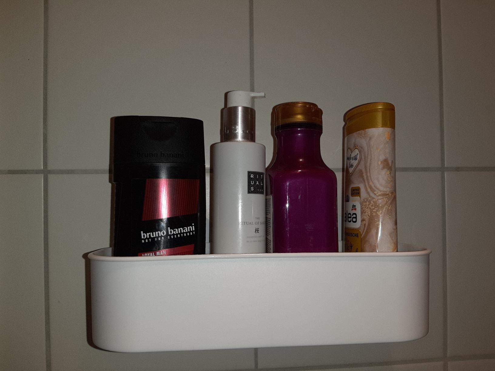 Endlich Ordnung in der Dusche