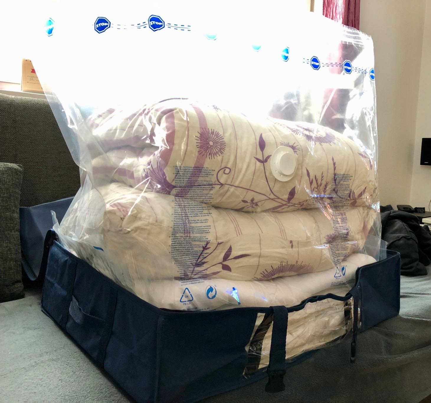 Endlich Ordnung unterm Bett