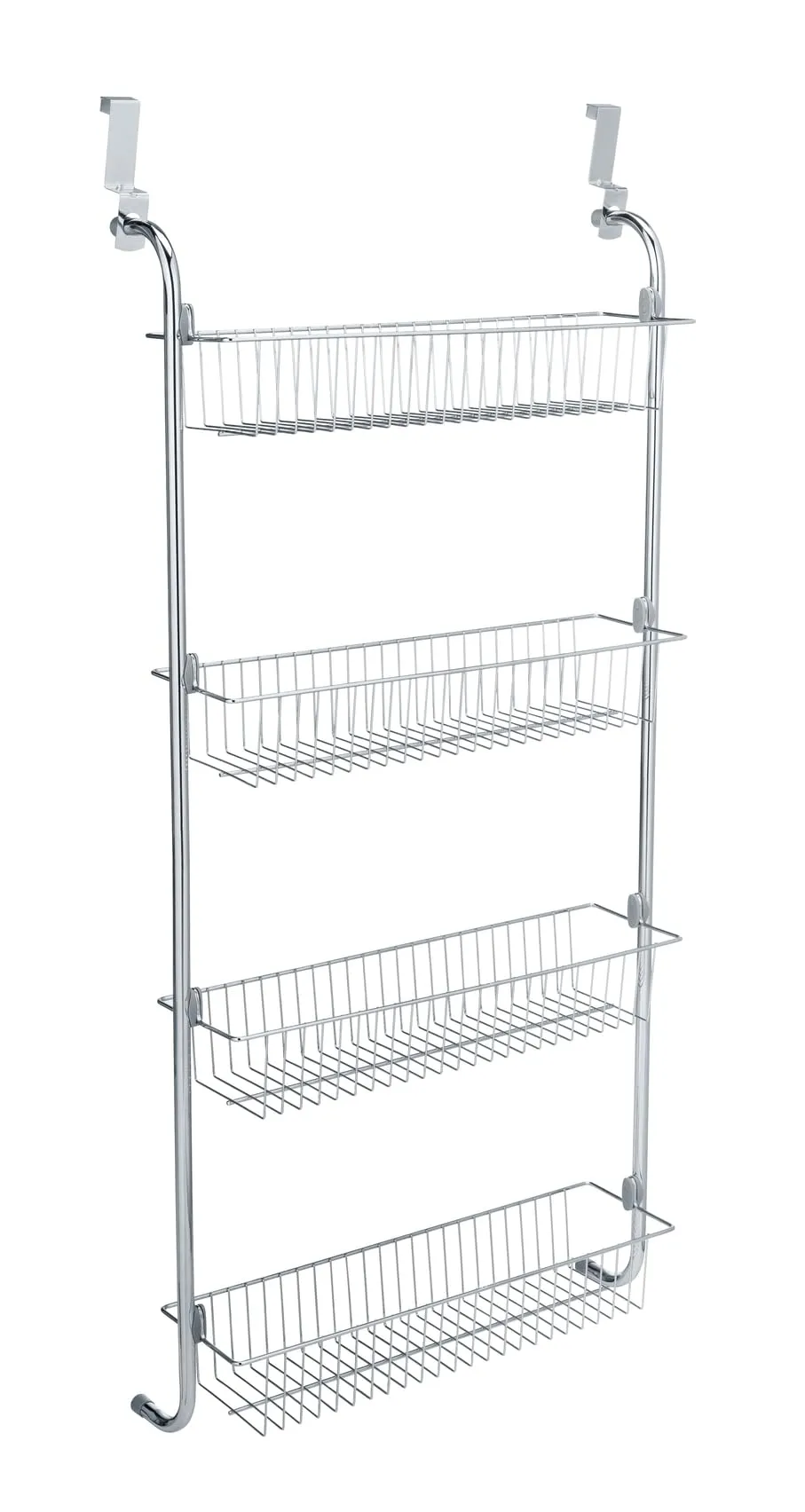 wenko-t-rregal-xl-mit-4-k-rben-h-ngeregal-50-x-109-x-14-cm-verchromt image 1