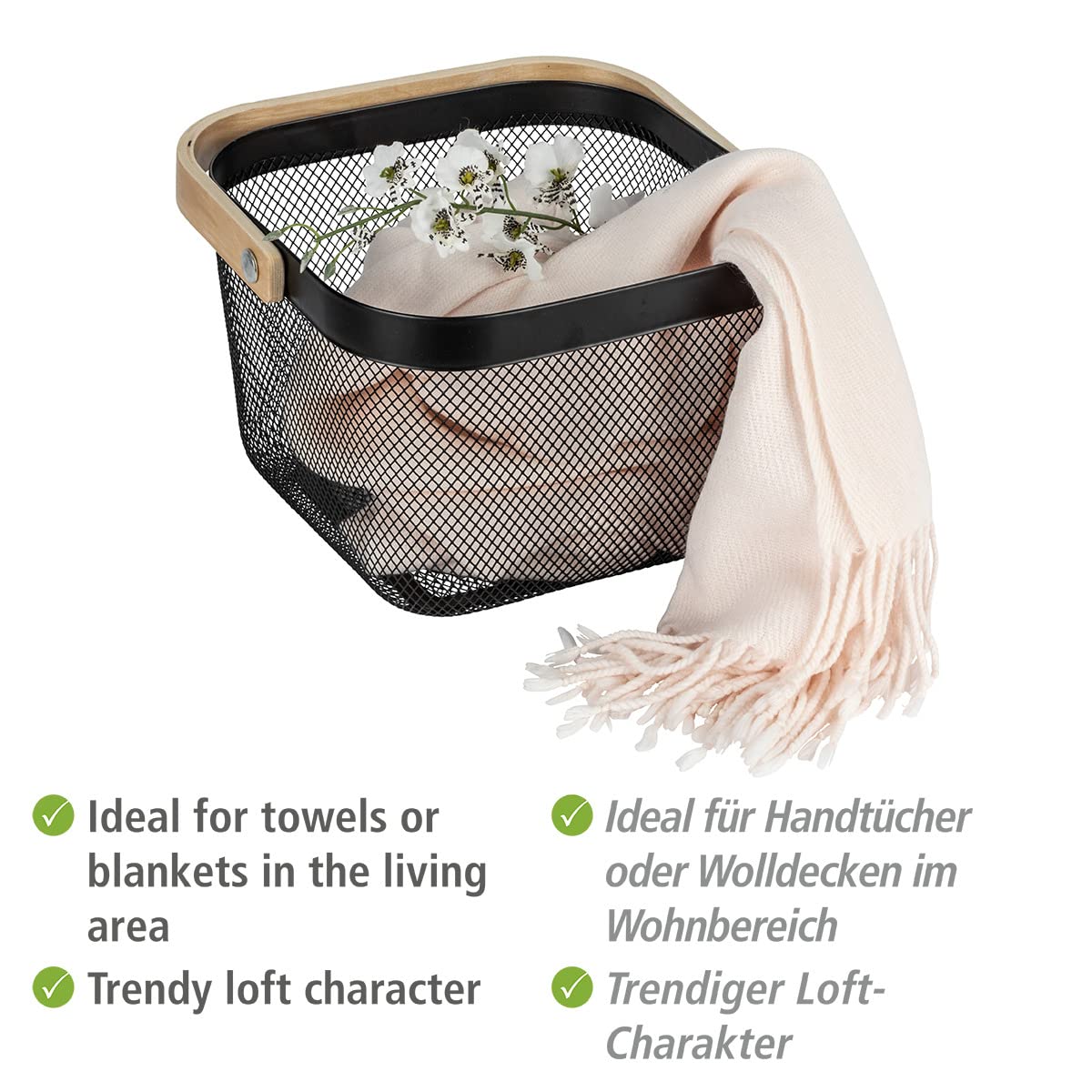 wenko-bambusa-badkorb-25x17x25-cm-schwarz-natur image 3