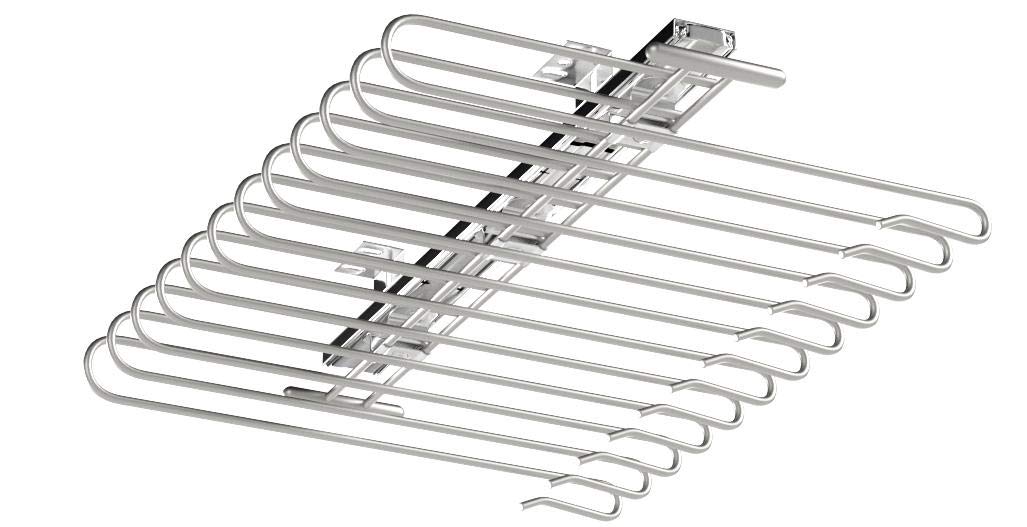wenko-ausziehbarer-hosenb-gel-f-r-12-hosen-schrankmontage-metall-verchromt-33-x- image 2