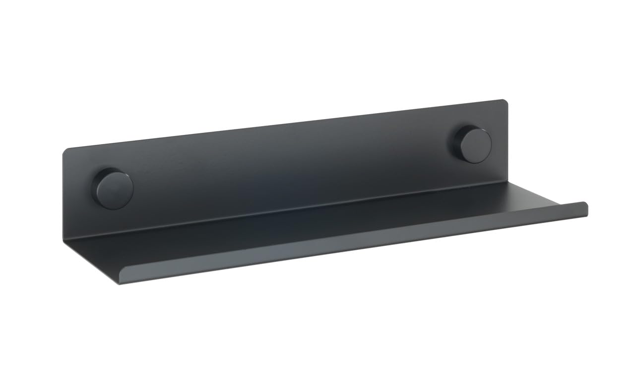 wenko-k-chenregal-jet-m-40-x-7-5-x-12-cm-wandregal-schwarz-metall-ohne-bohren image 1