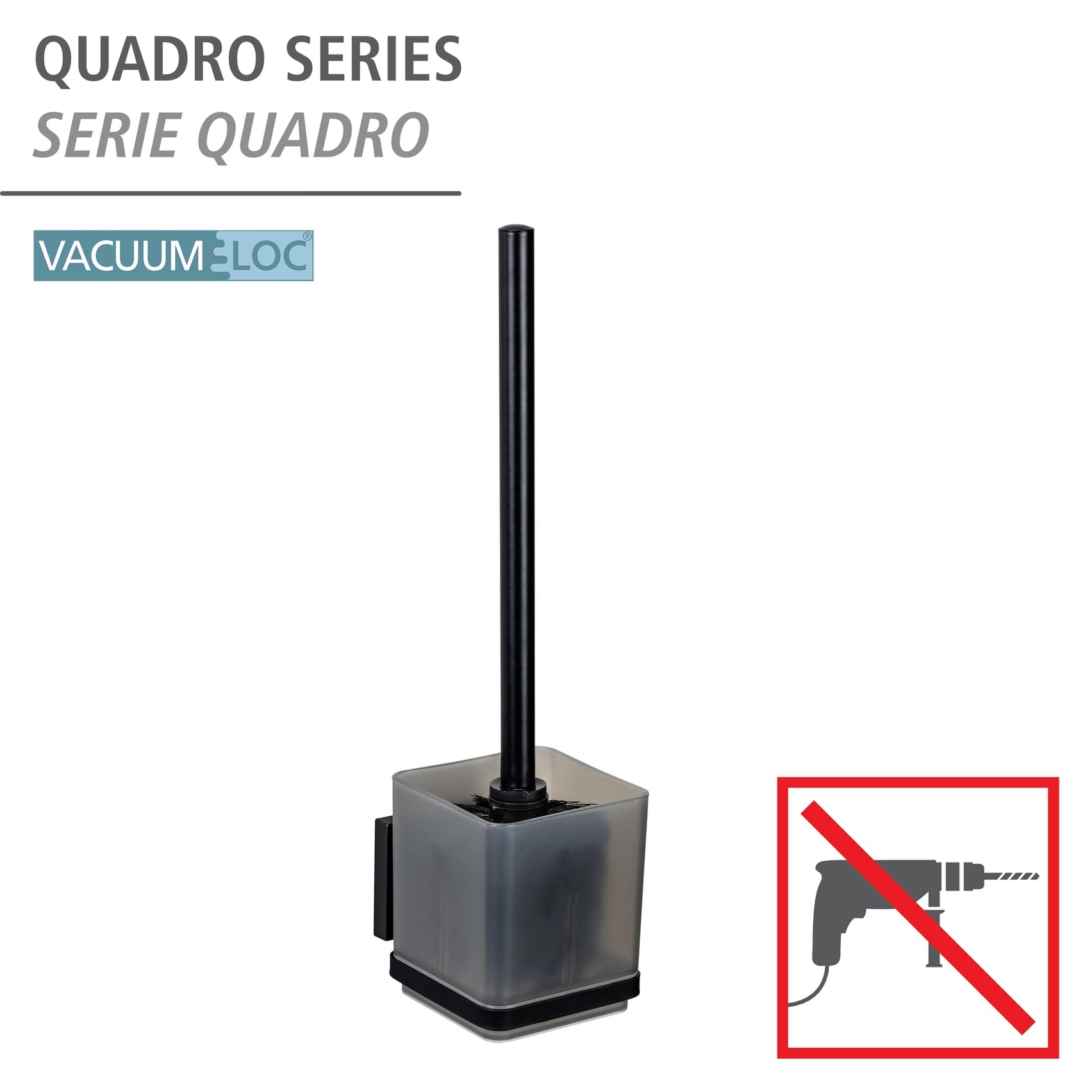 wenko-quadro-wc-garnitur-vacuum-loc-mit-b-rste-schwarz image 2