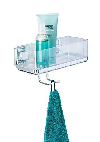 wenko-vacuum-loc-wandregal-quadro-2-etagen-edelstahl image 2