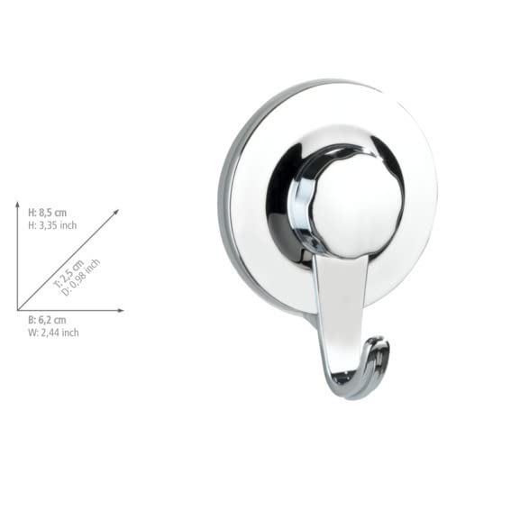 wenko-ultra-loc-wandhaken-valenza-chrom-ohne-bohren-6-2-x-8-5-x-2-5-cm image 7