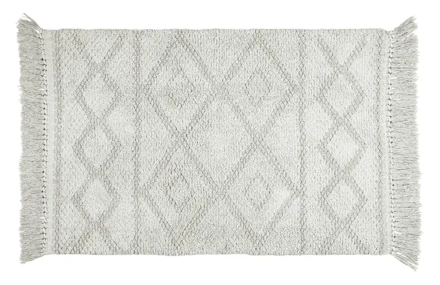 wenko-badematte-urla-grau-60-x-90-cm-bio-baumwolle-jacquard image 1