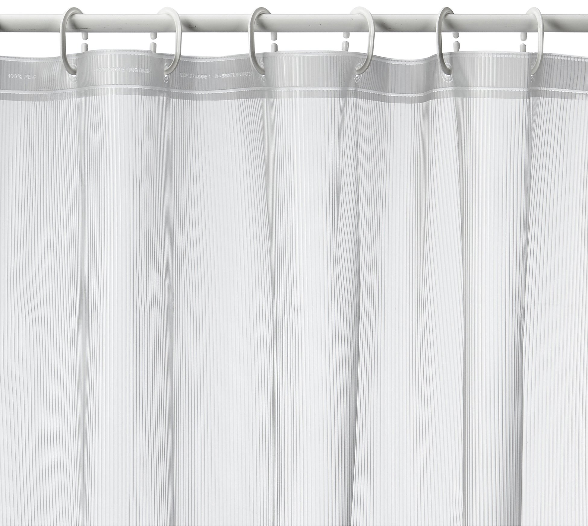 ridder-folien-duschvorhang-stripe-180-x-200-cm-inkl-ringe image 1