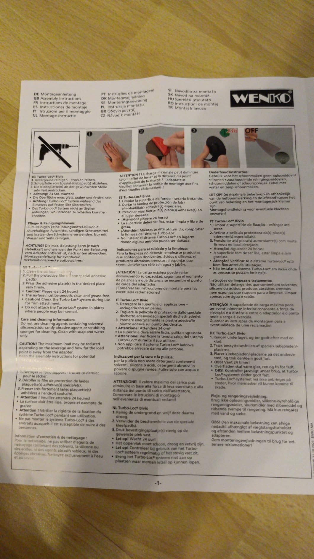 Hielt auf Raufaser nicht