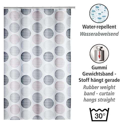 wenko-pastell-dots-duschvorhang-180-x-200-cm-polyester-mehrfarbig-inkl-12-ringe image 8