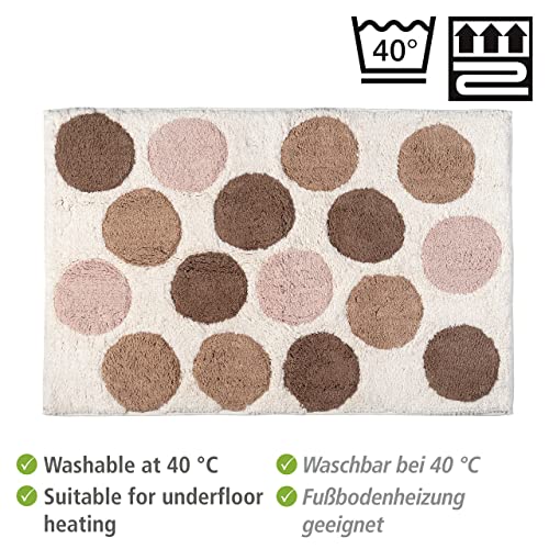 wenko-tibet-badematte-60-x-90-cm-bio-baumwolle-punkte-rutschhemmend image 8