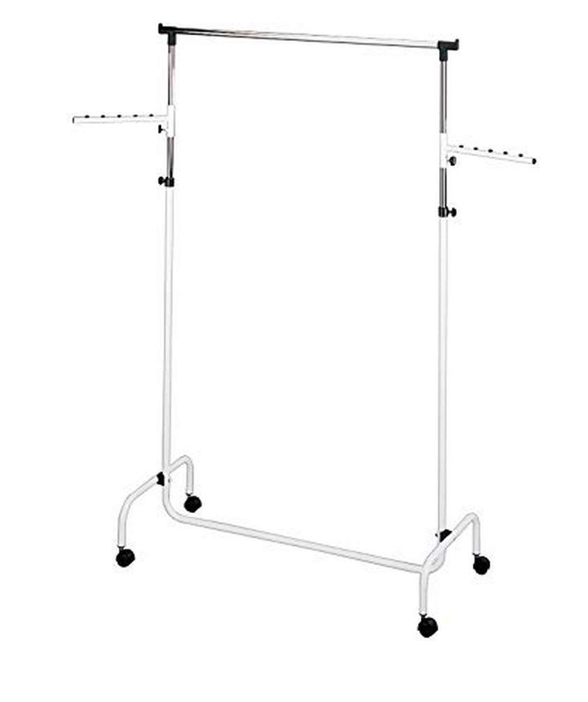 wenko-klappbarer-kleiderst-nder-mit-rollen-88-x-100-168-x-11-49-cm-chrom-grau image 4
