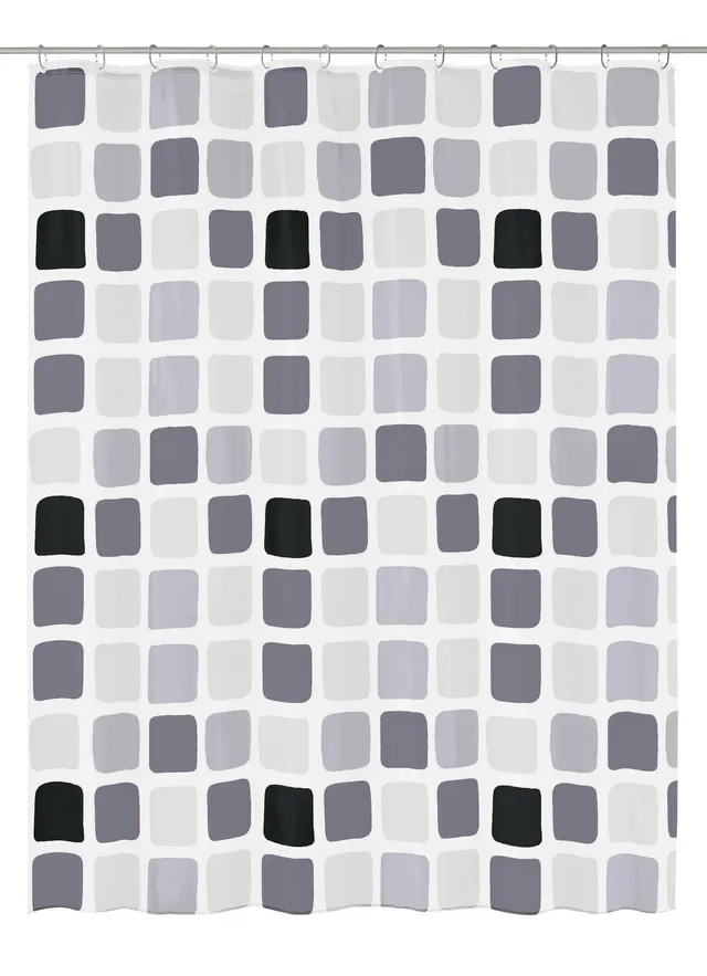 kleine-wolke-duschvorhang-sonny-180-x-200-cm-anthrazit-peva image 1
