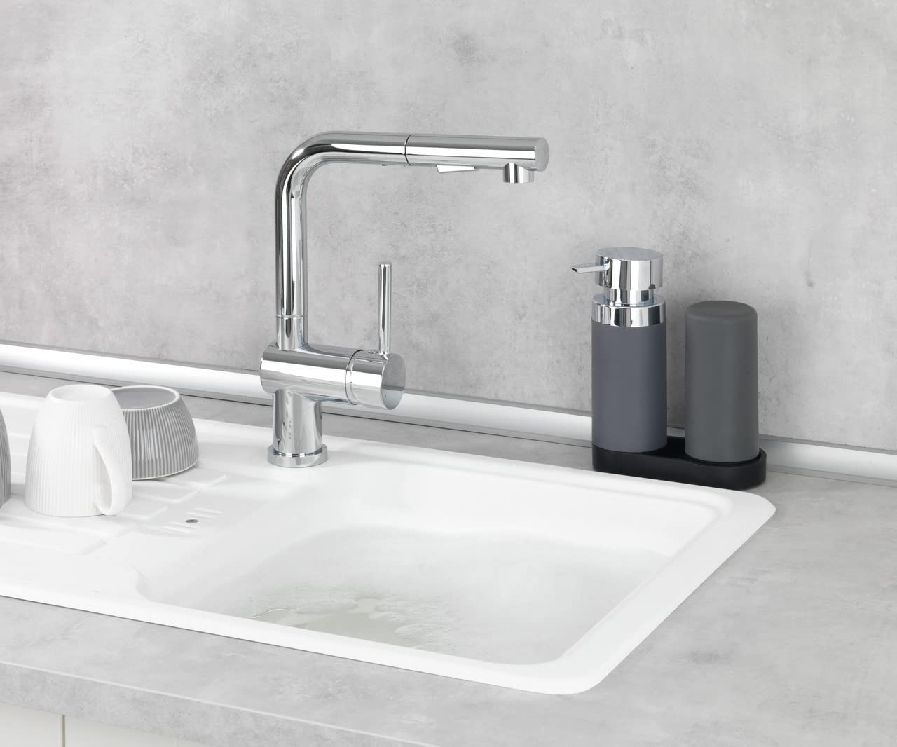 wenko-easy-squeez-e-sp-lstation-sp-lmittel-und-seifenspender-grau-0-25-l image 8