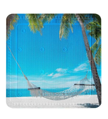 kleine-wolke-duscheinlage-bahamas-multicolor-55-x-55-cm-strandmotiv-mit-saugn-pf image 3