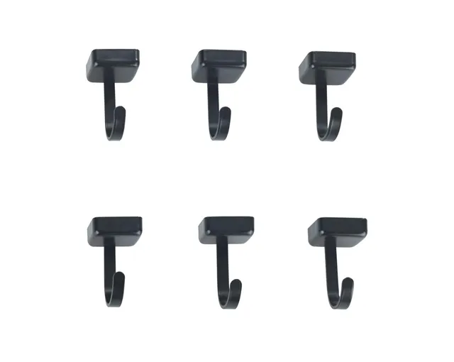 wenko-jet-magnethaken-6er-set-schwarz-2-2x3-9x2-3-cm image 1