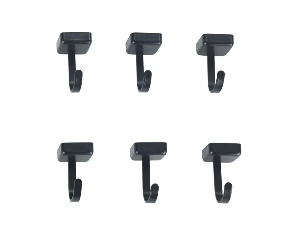 wenko-jet-magnethaken-6er-set-schwarz-2-2x3-9x2-3-cm image 1