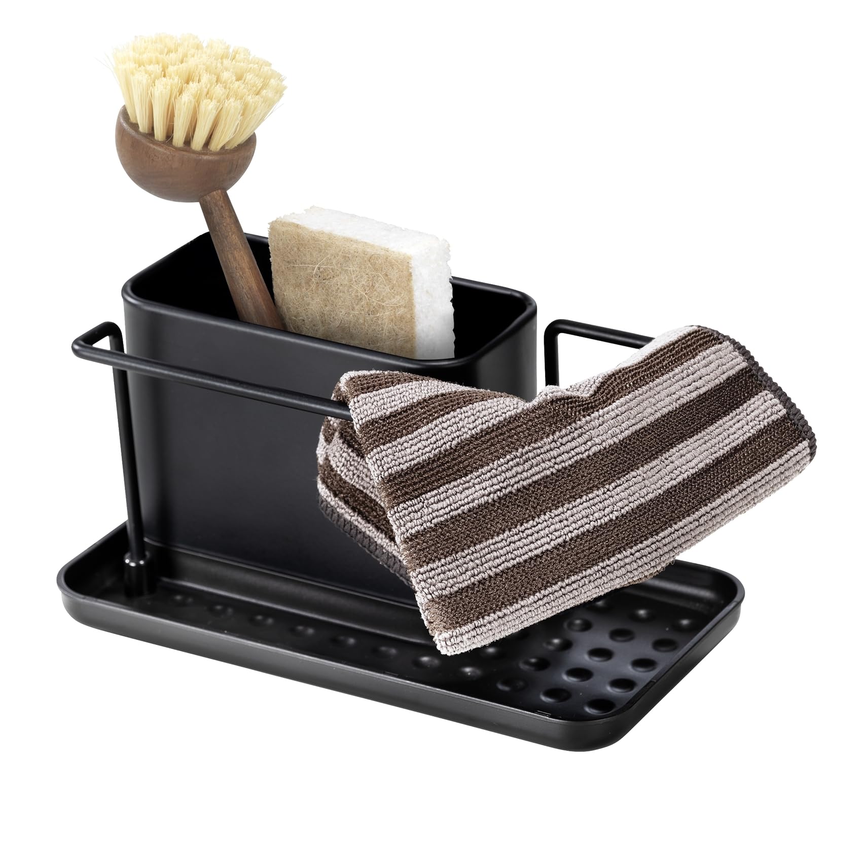 wenko-orio-sp-lorganizer-black-outdoor-kitchen-edelstahl-caddy-schwarz image 1