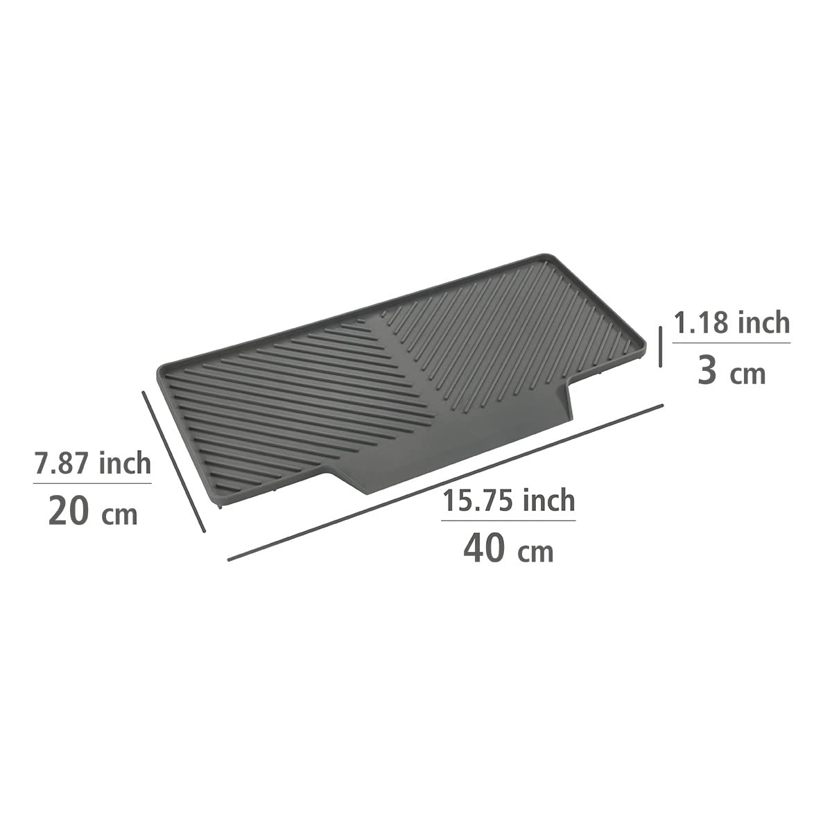 wenko-neli-abtropfmatte-20-x-40-cm-in-grau image 4