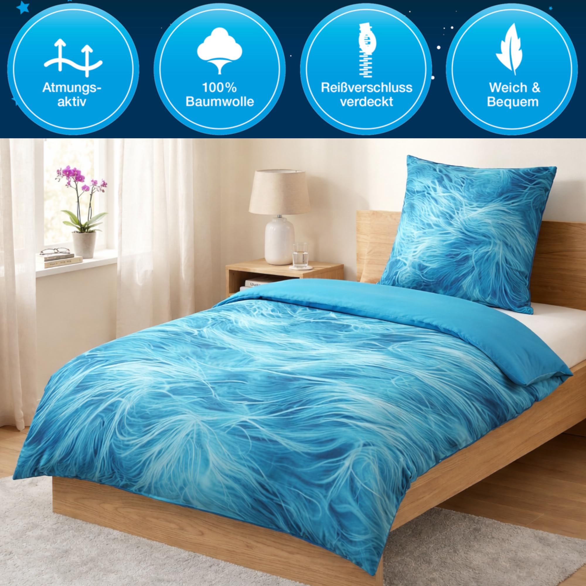 sanilo-bettw-sche-135x200-cm-fluffy-2-teilig-100-baumwolle-mit-kissenbezug-80x80 image 4