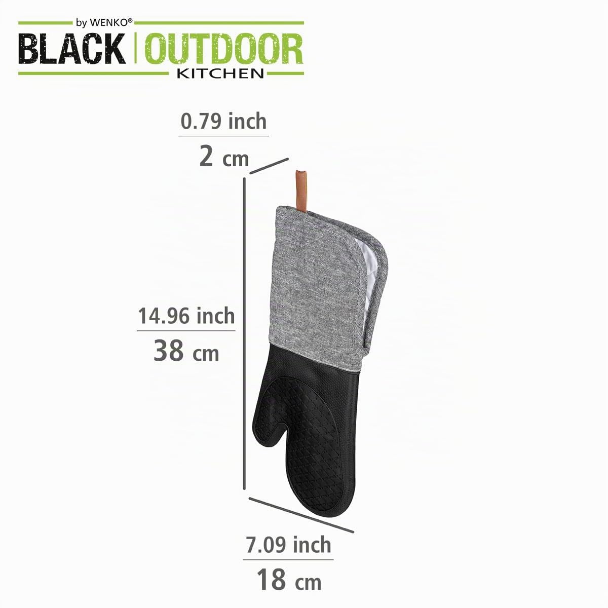 wenko-ada-topfhandschuhe-2er-set-mit-silikon-18-x-38-cm-grau-schwarz image 4