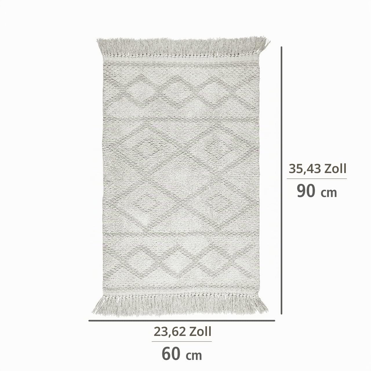 wenko-badematte-urla-grau-60-x-90-cm-bio-baumwolle-jacquard image 5