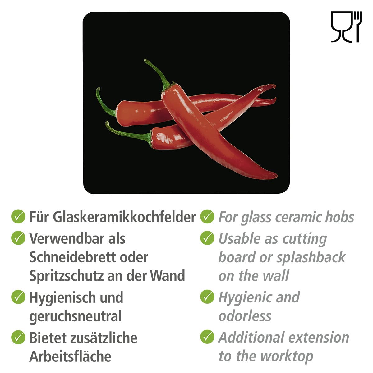 wenko-herdabdeckplatte-hot-peperoni-56-x-50-cm-glas-abdeckung-f-r-glaskeramik image 3