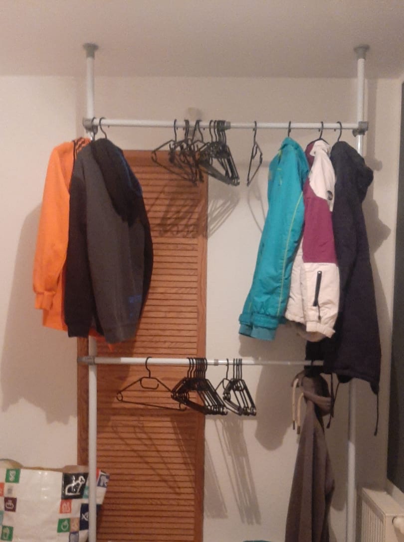 Perfekte Lösung ohne Schrank