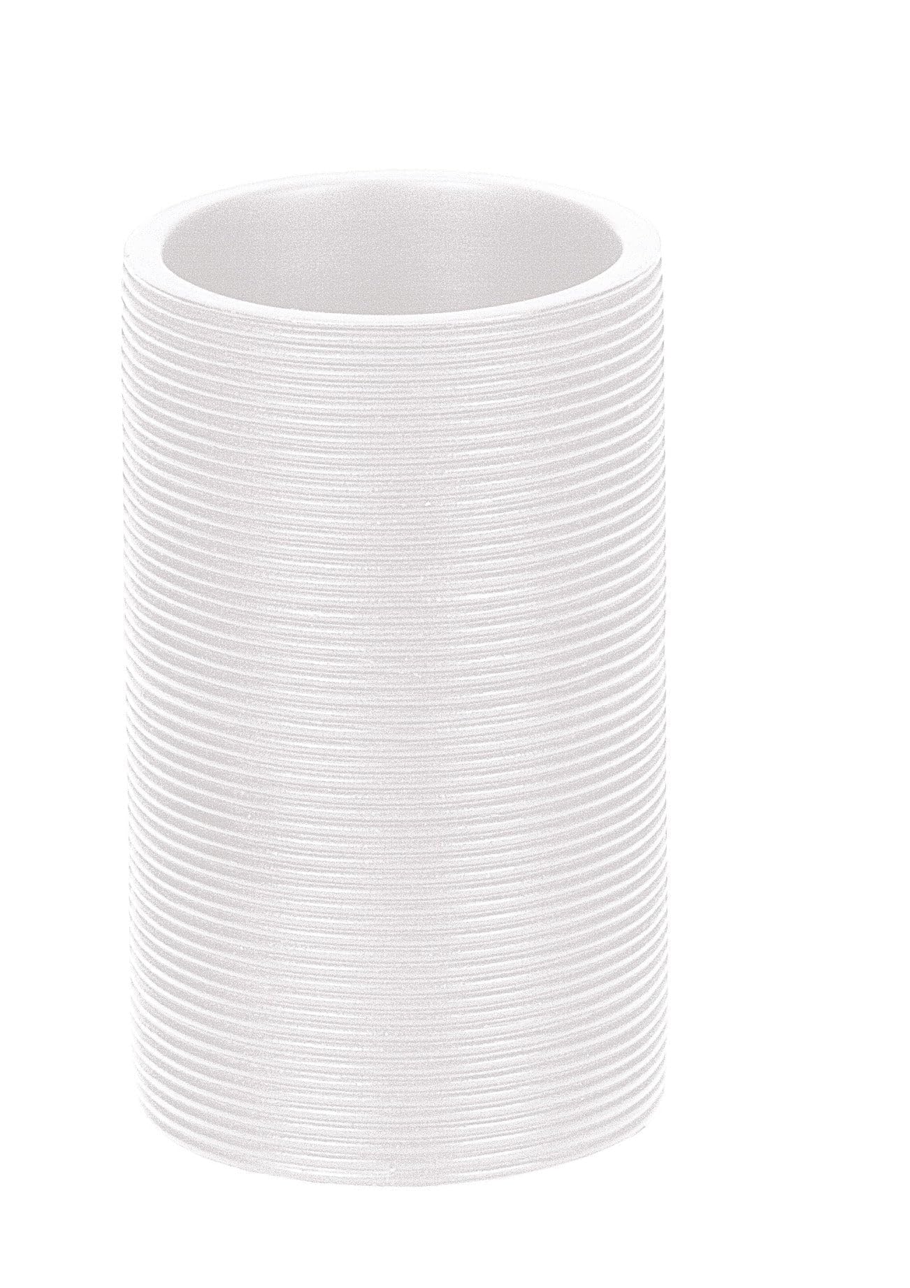 kleine-wolke-zahnputzbecher-kyoto-wei-polyresin-becher-200-ml image 1