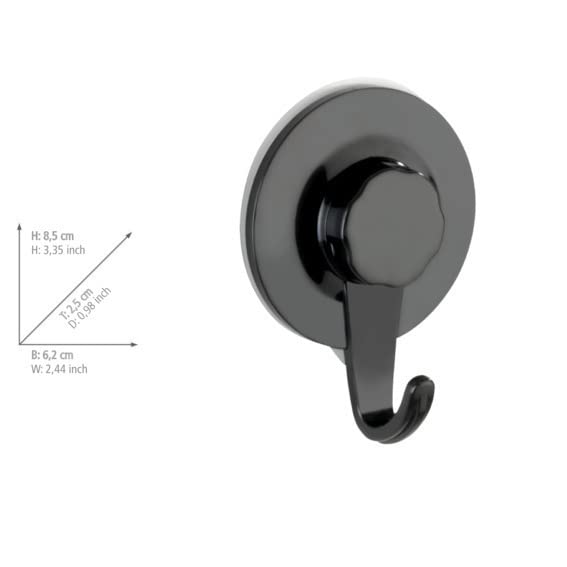 wenko-valenza-ultra-loc-wandhaken-schwarz-6-2-x-8-5-x-2-5-cm image 7