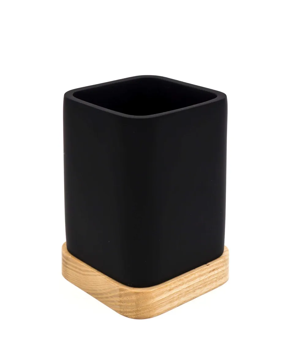 ridder-aufbewahrungsbecher-amara-schwarz-220-ml-bambus image 1