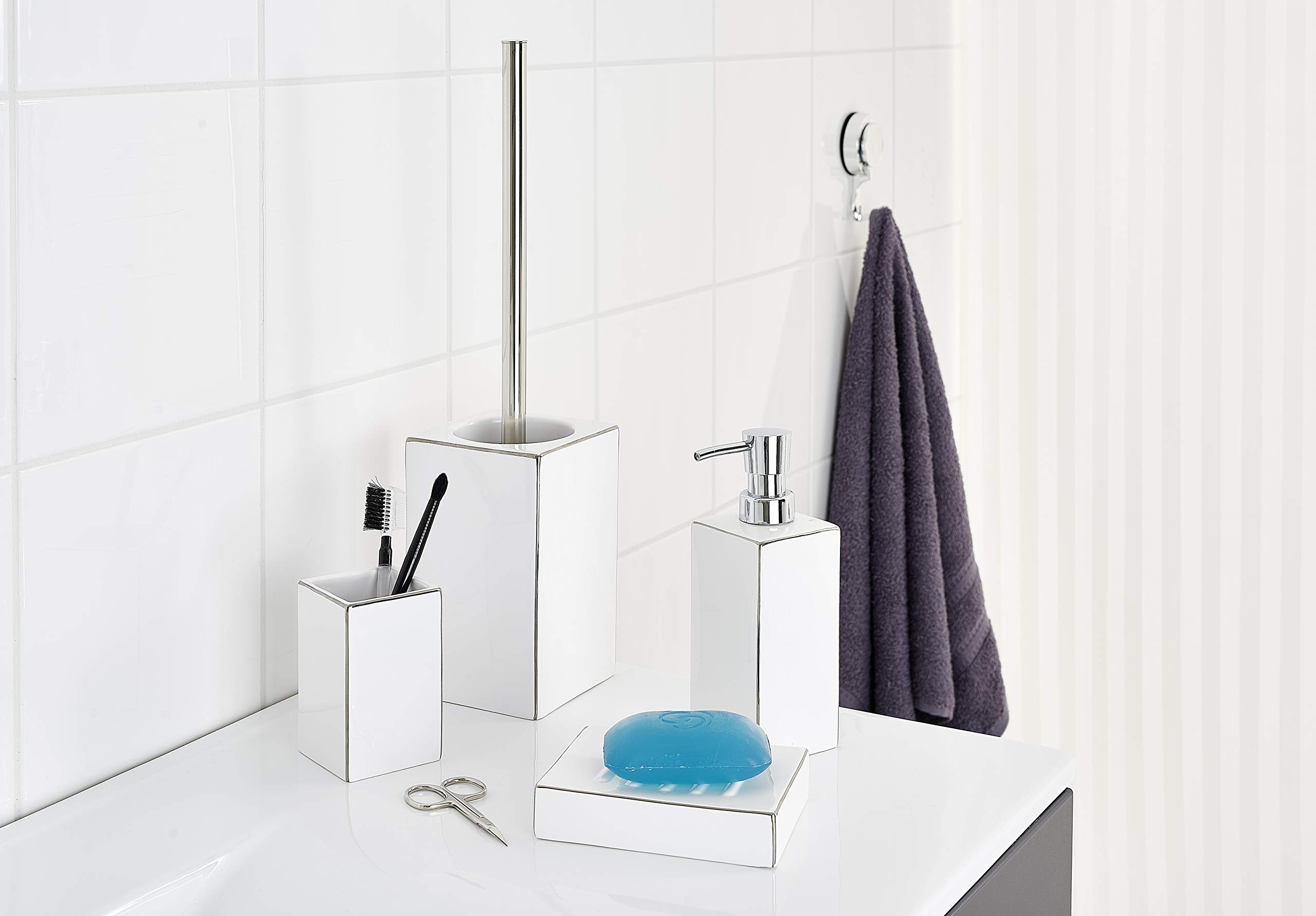 ridder-chichi-seifenschale-keramik-wei-13-2x9-2x3-cm image 2