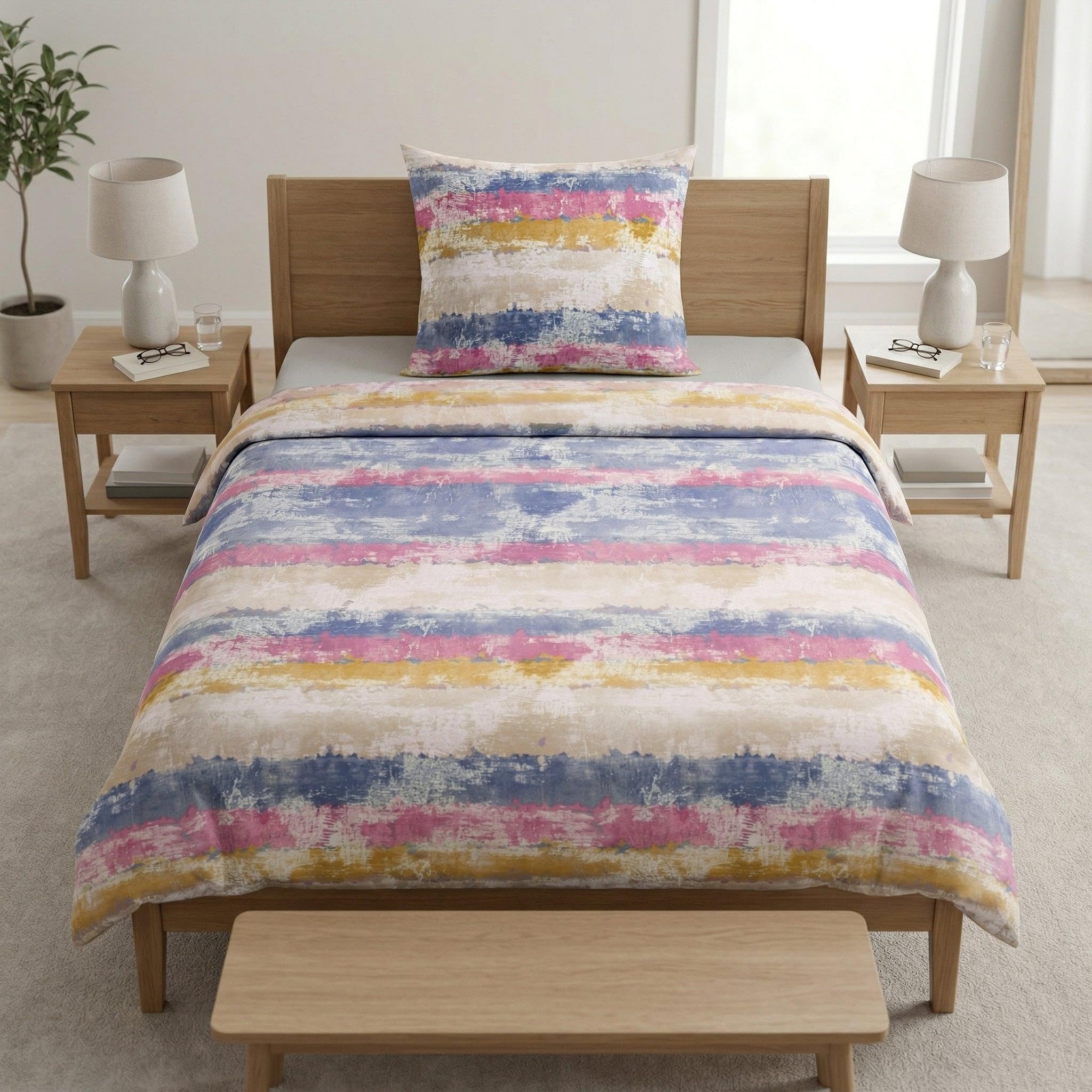 kleine-wolke-bettw-sche-satin-jarven-multicolor-155-x-220-cm-80-x-80-cm image 6