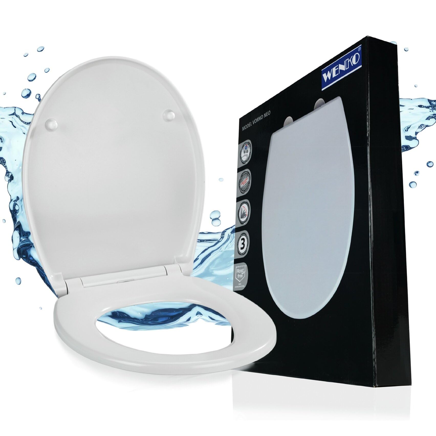 wenko-toilettensitz-vorno-neo-wei-wc-sitz-oval-mit-absenkautomatik-duroplast-bis image 1