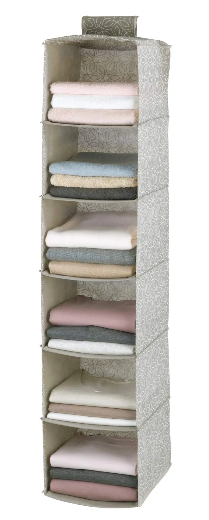wenko-w-schesortierer-balance-h-ngeaufbewahrung-6-f-cher-30x122x30-cm image 1
