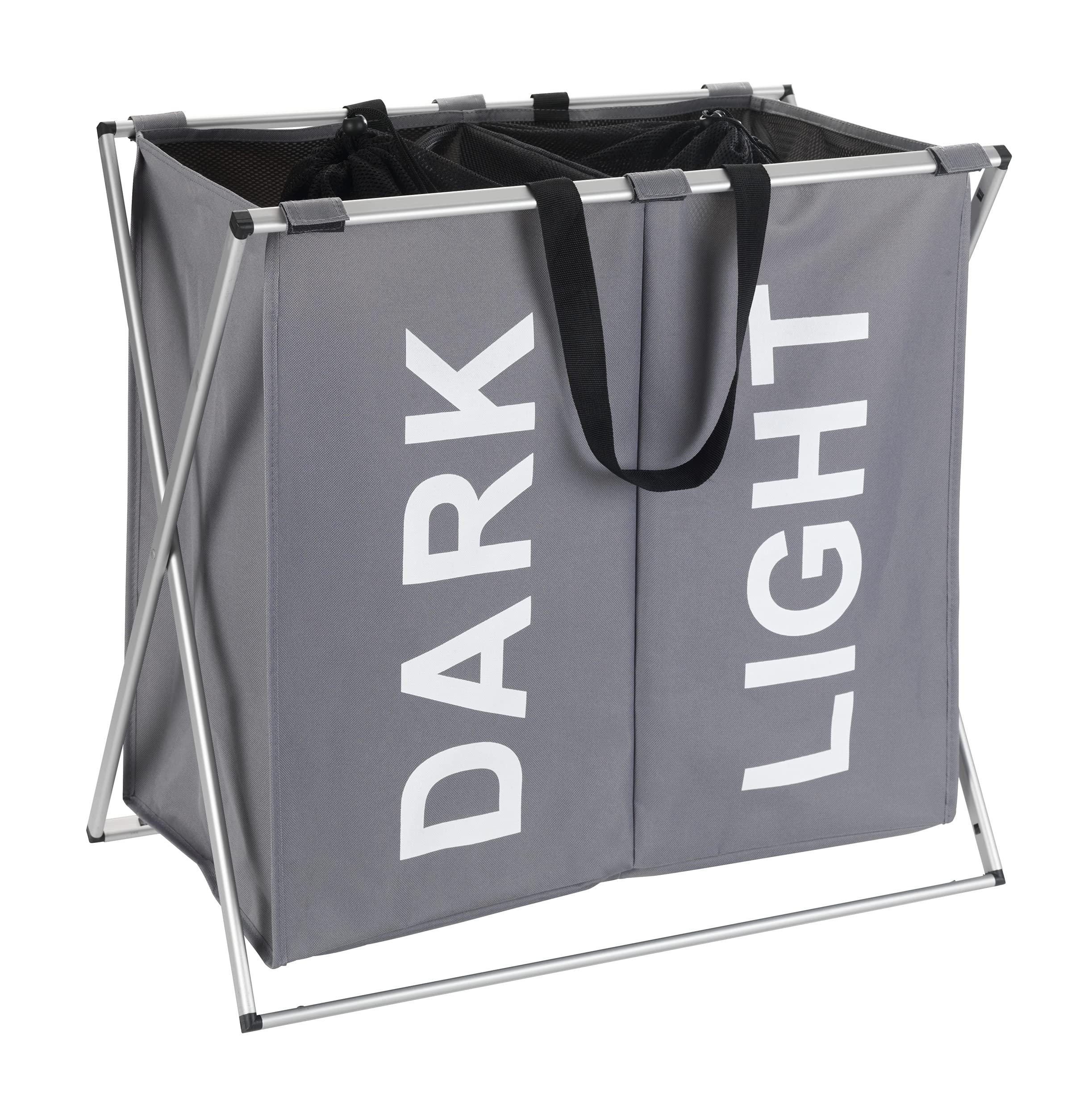 wenko-w-schesammler-duo-grau-120-l-w-schekorb-mit-deckel-dark-light-59-x-57-x-38 image 1