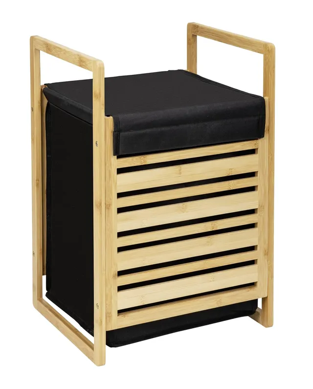 wenko-ecori-w-schetruhe-47-liter-bambus-natur-schwarz-40x60x35-cm image 1