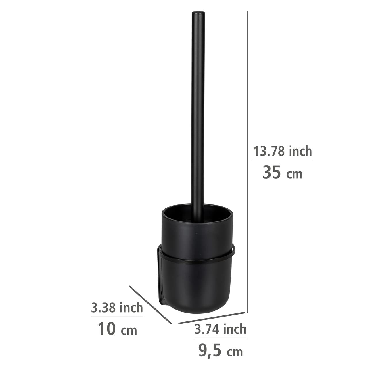 wenko-wc-garnitur-carpino-schwarz-turbo-loc-ohne-bohren image 5