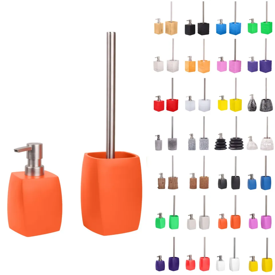 sanilo-badezimmer-set-wave-orange-seifenspender-wc-b-rste image 1