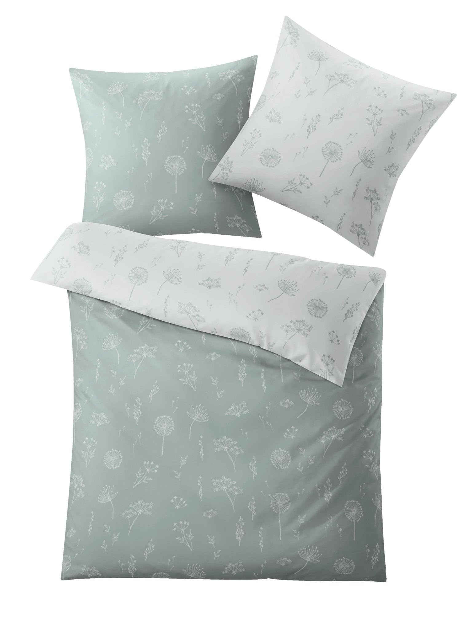 kleine-wolke-leone-bettw-sche-135-x-200-cm-distel-mako-satin-inkl-kissen-80-x-80 image 1