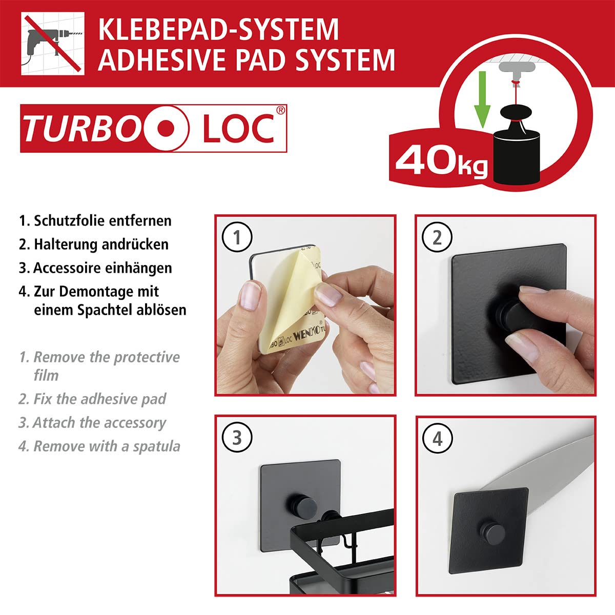 wenko-wc-garnitur-carpino-schwarz-turbo-loc-ohne-bohren image 7