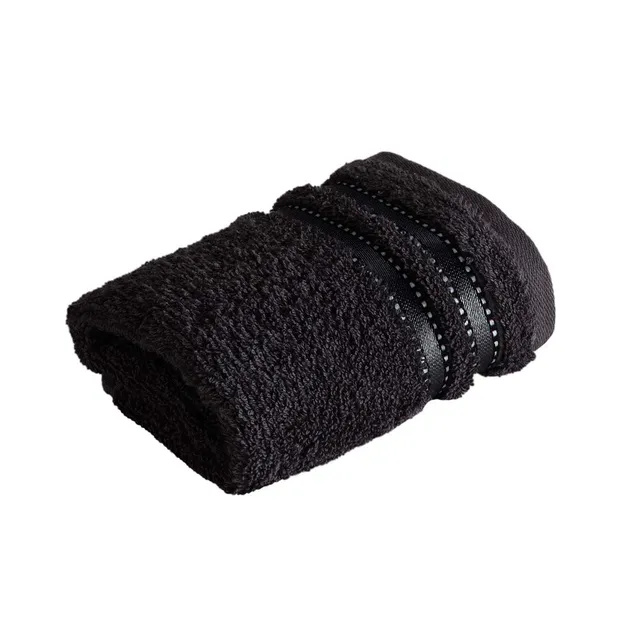 vossen-cult-de-luxe-seiftuch-30x30-cm-schwarz image 1