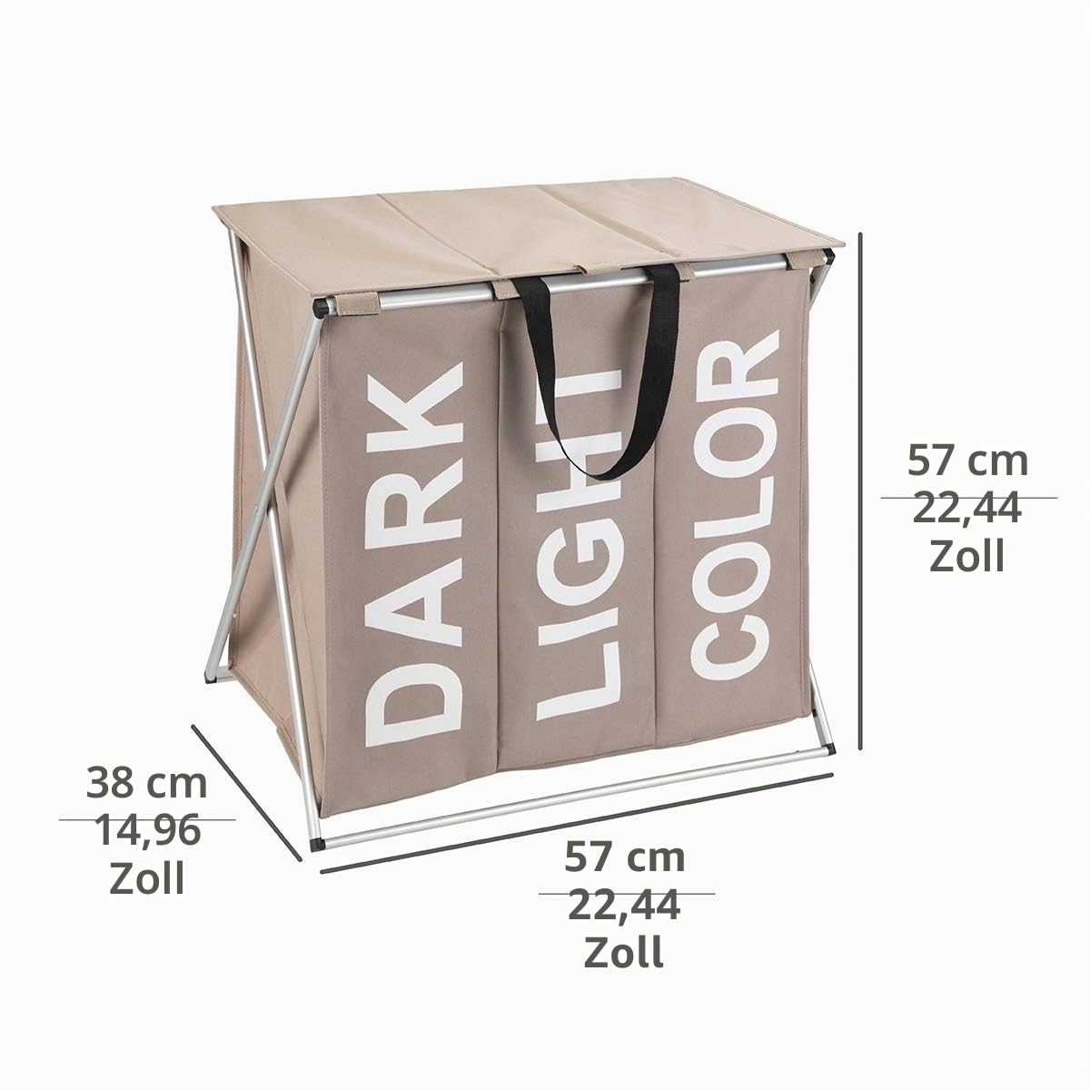 wenko-trio-top-taupe-w-schesammler-118-l-w-schekorb-mit-deckel-und-3-f-chern image 5