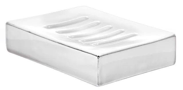 ridder-chichi-seifenschale-keramik-wei-13-2x9-2x3-cm image 1