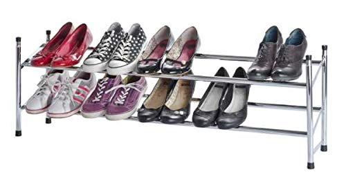 wenko-schuhregal-ausziehbar-f-r-10-paar-stapelbar-chrom-62-115-x-35-x-23-cm image 7