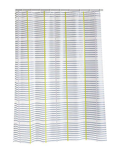 ridder-classique-duschvorhang-folie-180x200-cm-gestreift-semitransparent-inkl-ri image 6