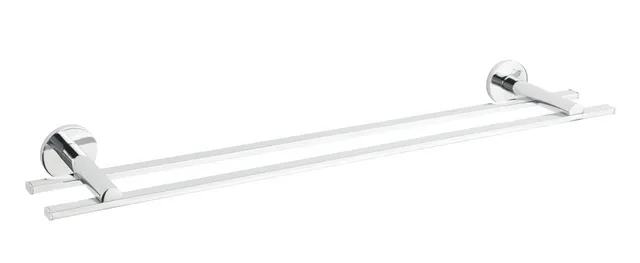wenko-uv-loc-isera-badetuchstange-duo-59-5-x-5-x-12-cm-vierkantrohr-chrom-ohne-b image 1